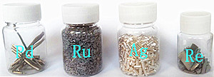 Ag,Ru, Re,Pd金屬